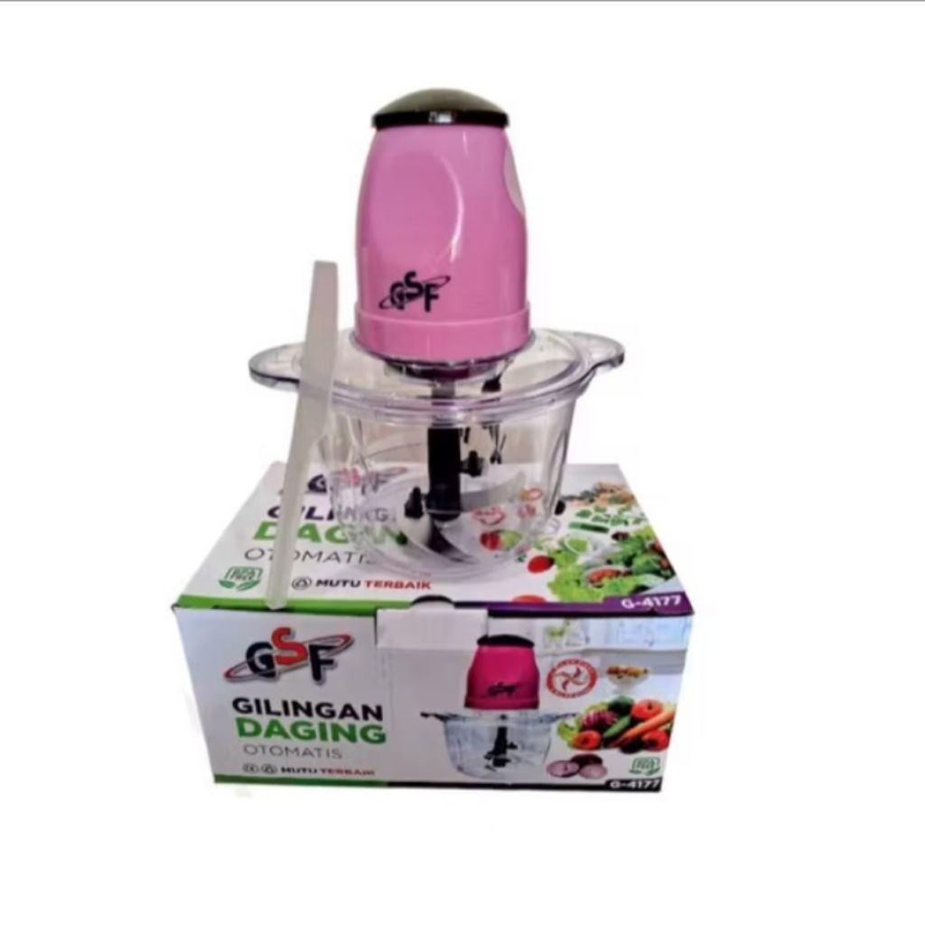 Jual GSF G-4177 (100% ORI) Chopper Gilingan Daging Serbaguna 2L 200W ...
