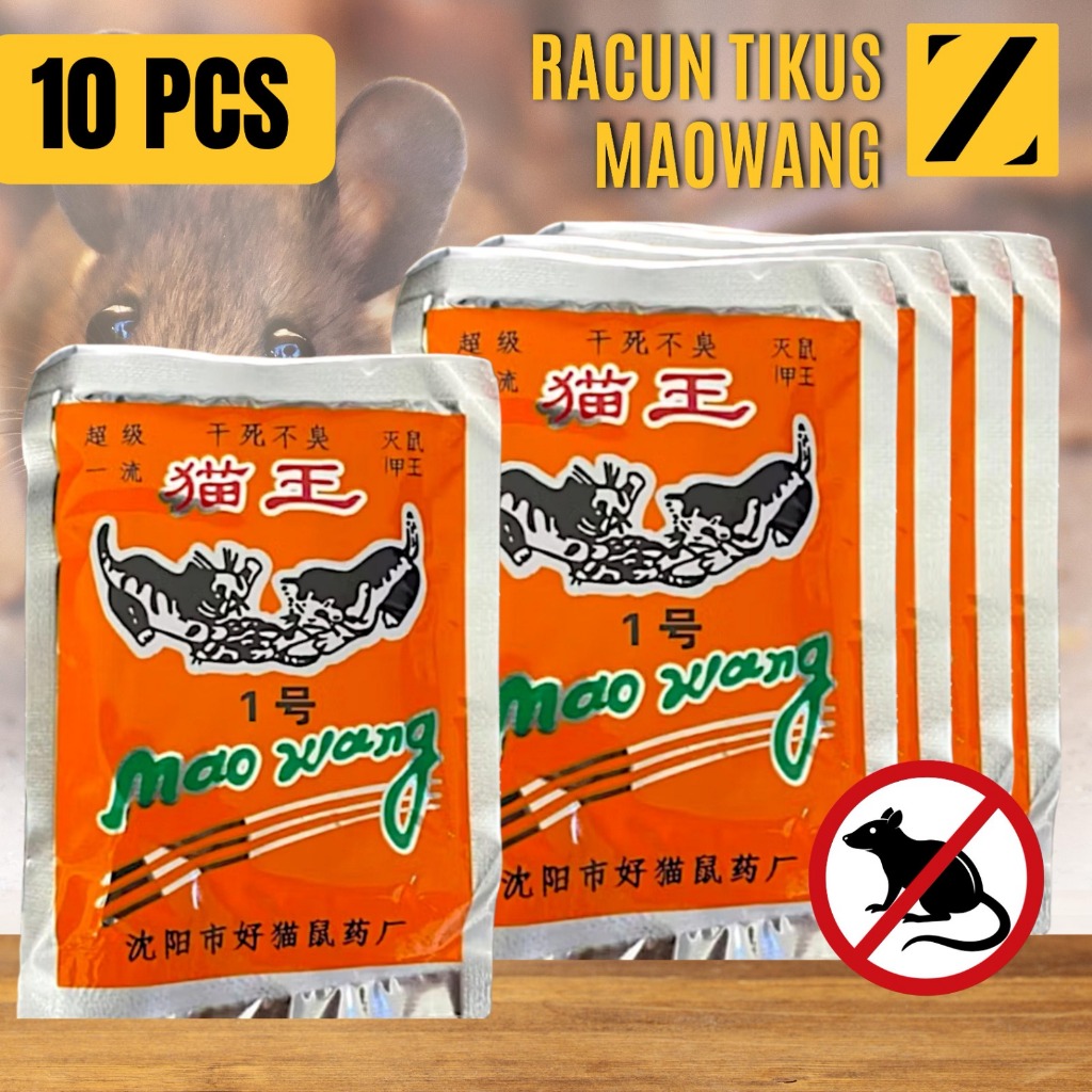 Jual Racun Tikus Maowang Mao Wang Anti Pembunuh Pembasmi Obat Bubuk ...