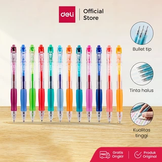 Deli Pulpen Gel Warna  / Color Gel Pen 0.5 mm Pulpen Warna Warni SA500