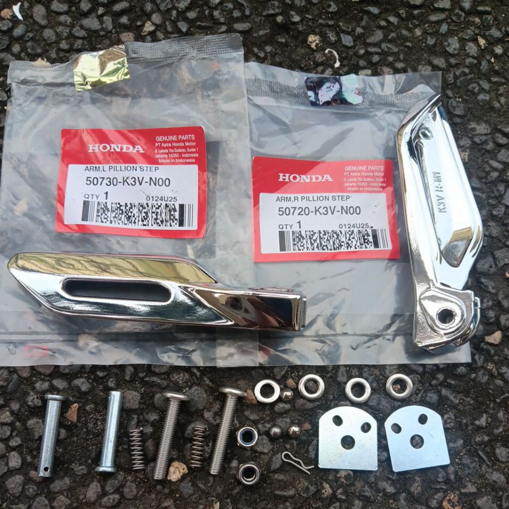 Jual Foot step stylo ahm chrome fullset | Shopee Indonesia