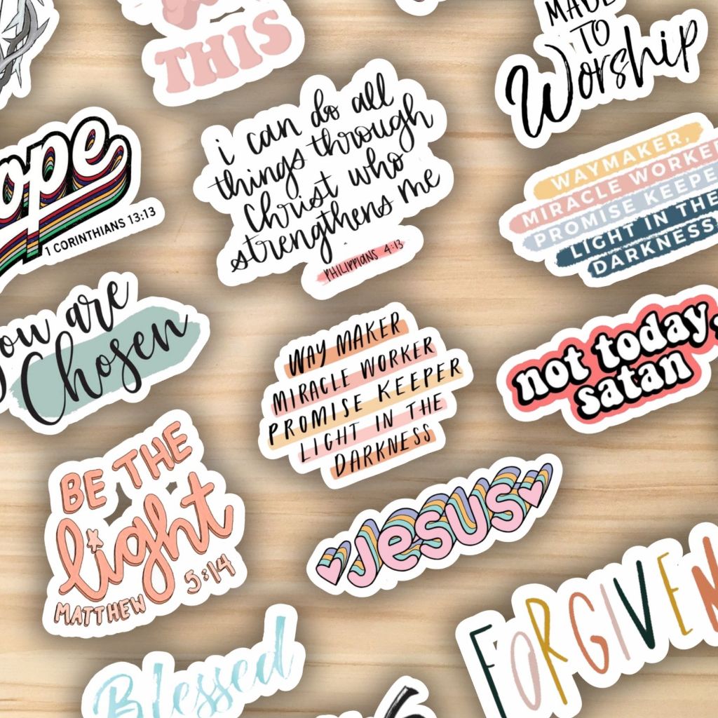 Jual Sticker Vinyl Pack Made To Worship | Stiker Quotes Rohani Kristen ...