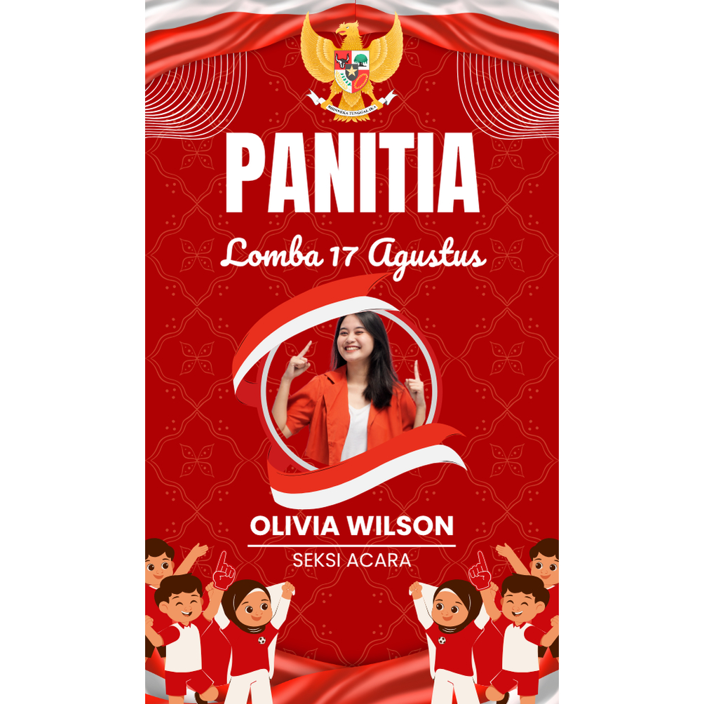 Jual Id card Panitia + Tali dan Mika Plastik | Shopee Indonesia
