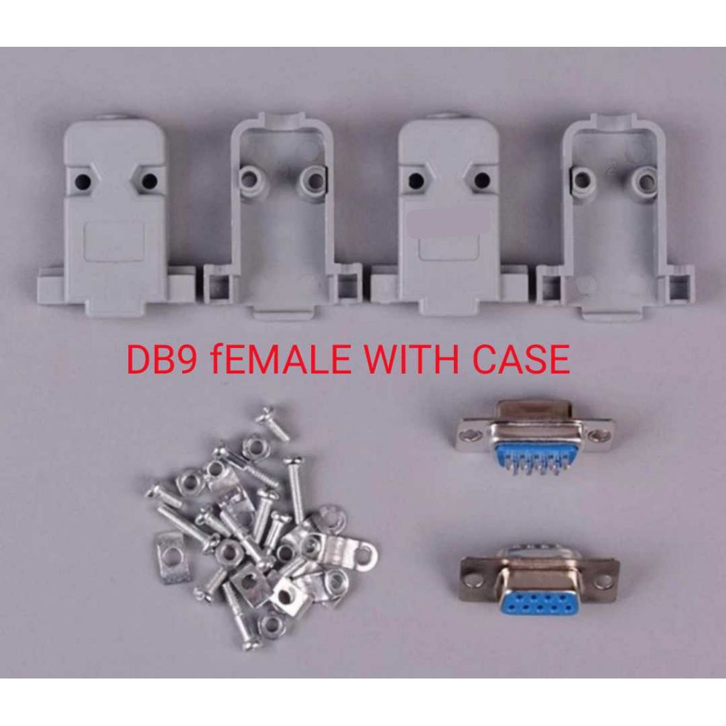 Jual DB9 Female 9 Pin + Casing – Konektor Serial RS232 untuk Scanner ...