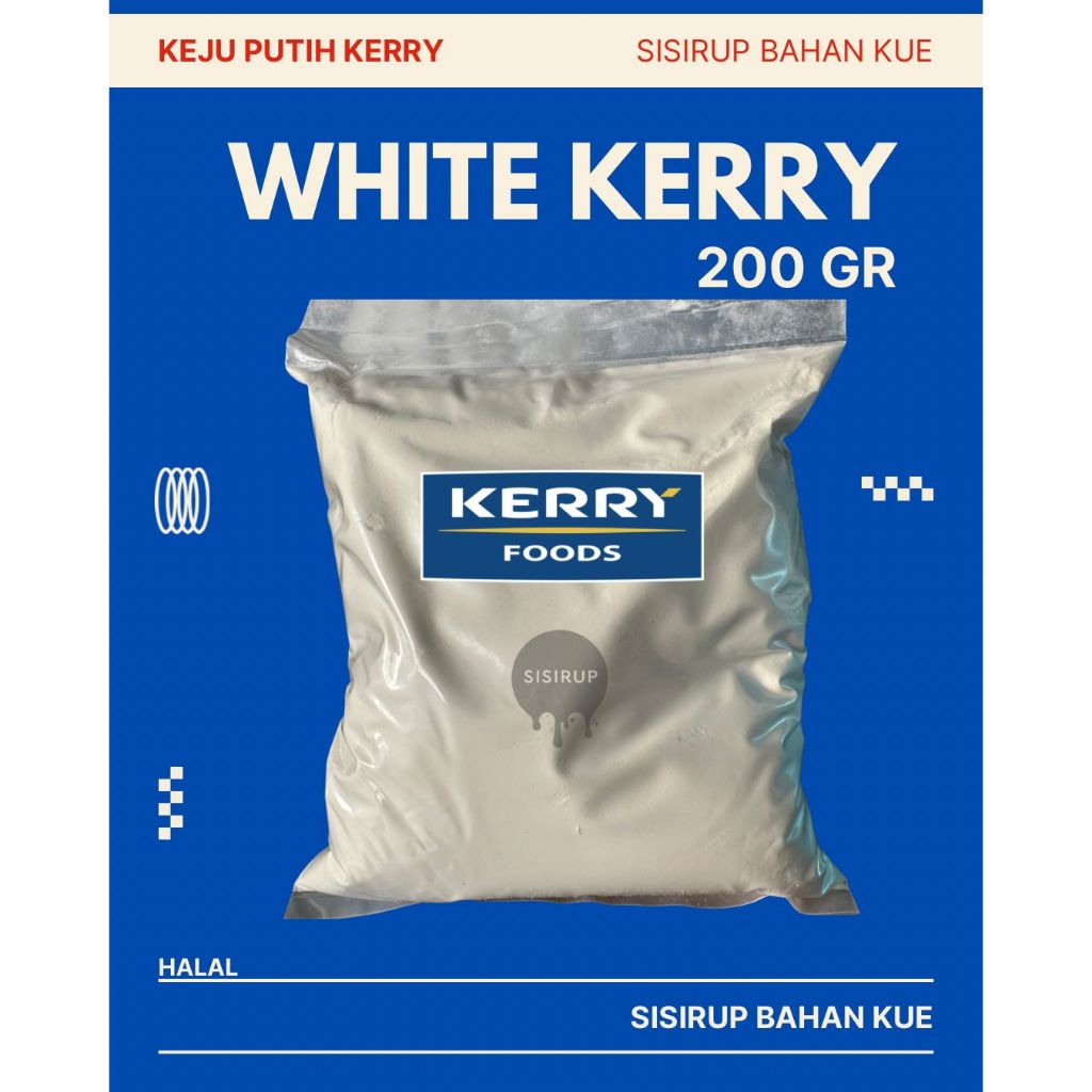 Jual 200 GR WHITE KERRY CHEESE POWDER 200 GR / CHEESE POWDER / Keju ...