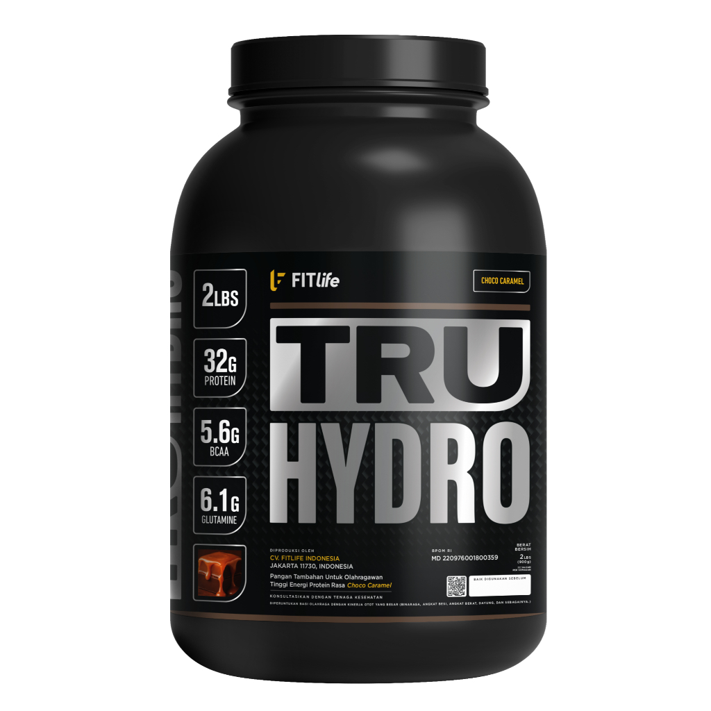 Fitlife TruHydro 2 lbs 900 gr - Susu Whey Protein Isolate Hydrolized Tru Hydro