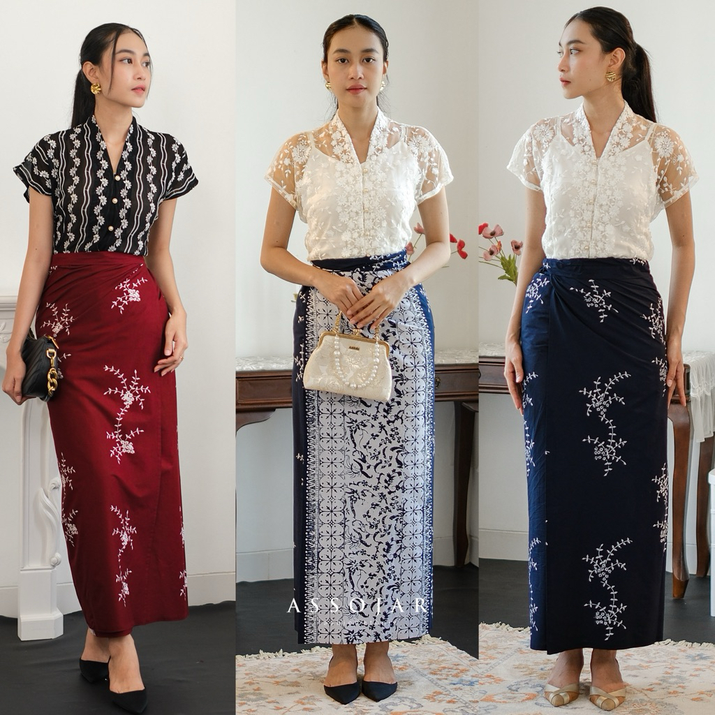 Jual Assojar - Ranting Skirt / Rok lilit batik | Shopee Indonesia