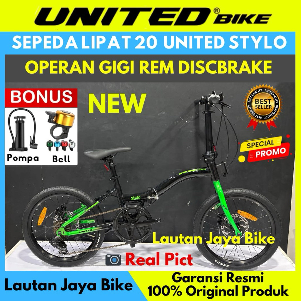 Jual Sepeda Lipat 20 Unitedbike Stylo New | Shopee Indonesia