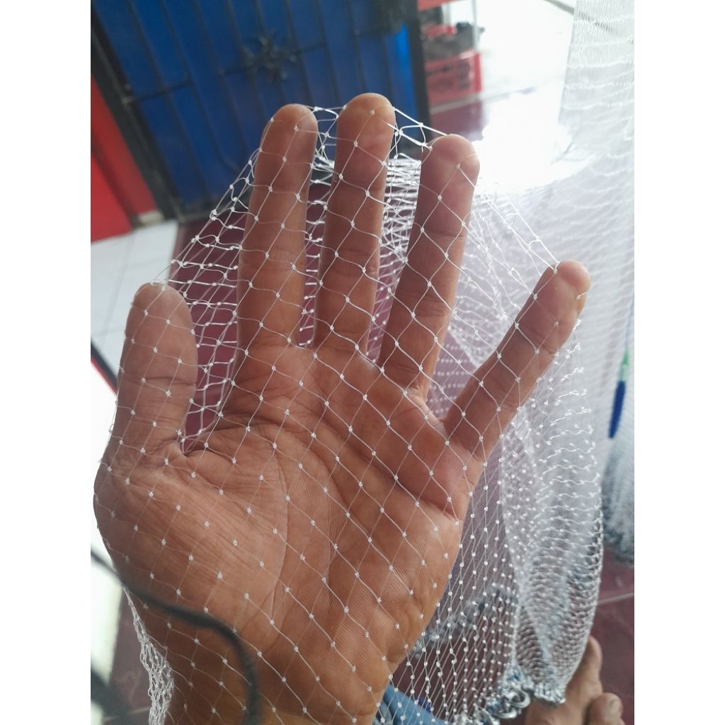 Jual jala udang 3/4 full kembang berat rante timah 4 kg | Shopee Indonesia