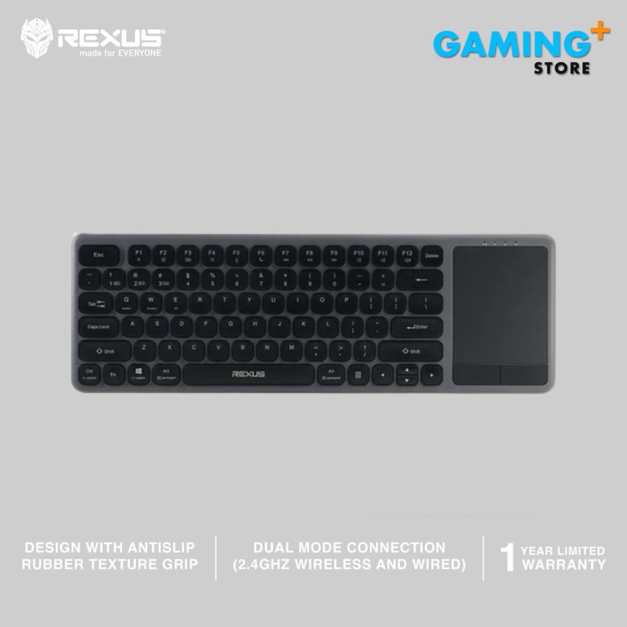 Jual REXUS Keyboard Bluetooth + Wireless with Touchpad KL200 ...