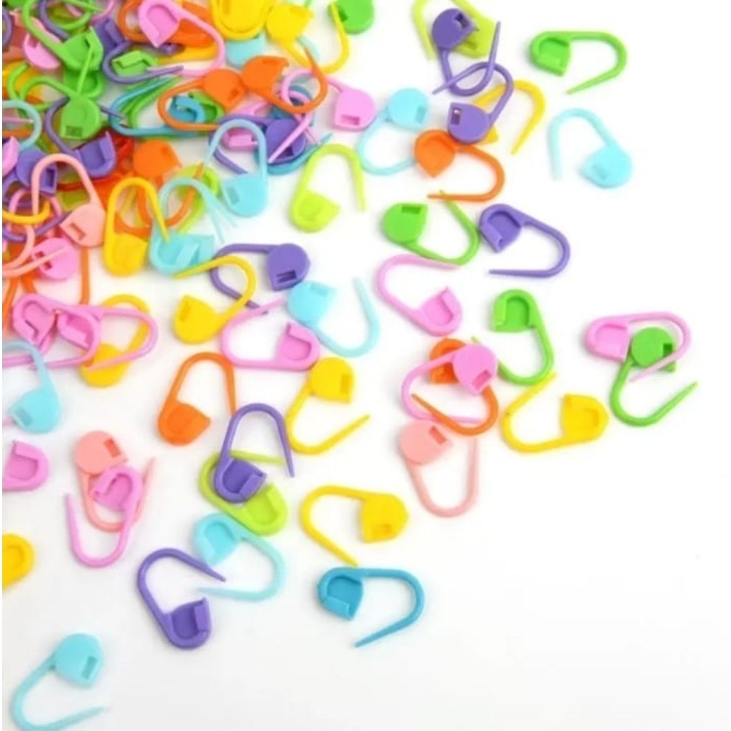 Jual Peniti penanda rajut / stitch marker (isi 10 pcs) | Shopee Indonesia