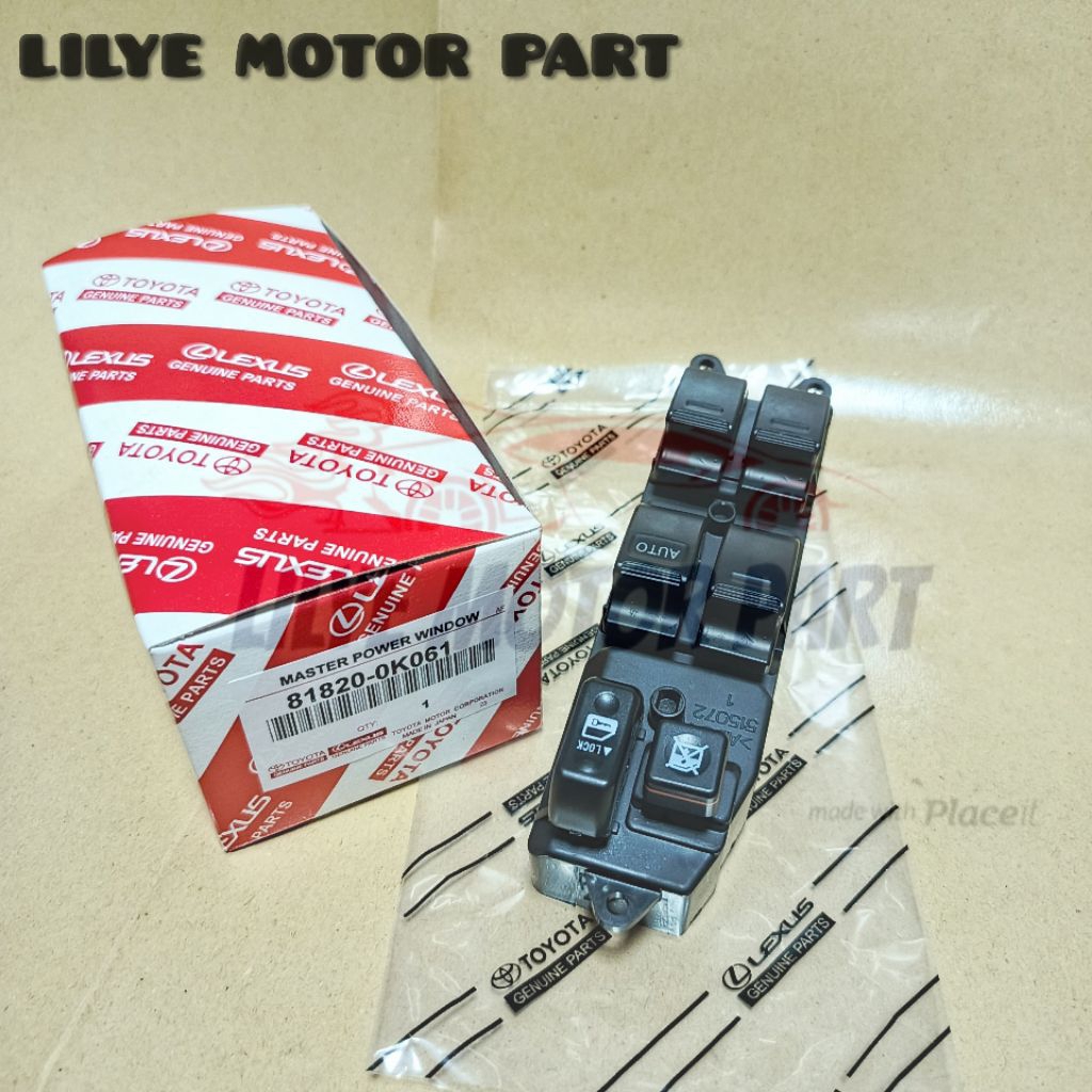 Jual SWITCH SAKLAR POWER WINDOW INNOVA 2004-2014 ORIGINAL 1PC | Shopee ...