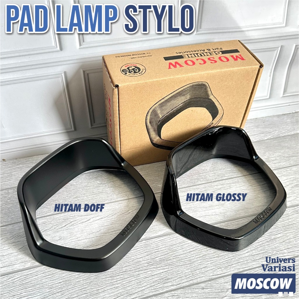 Jual Cover Front Lamp Stylo 160 ABS HITAM DOFF / HITAM GLOSSY Motor ...