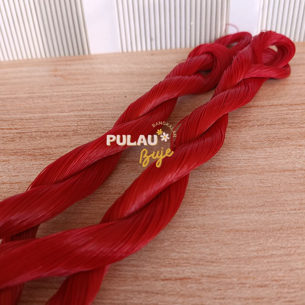 Jual Benang / Kenur / Senar Layangan Marlin 0.30mm Warna Merah! COD ...