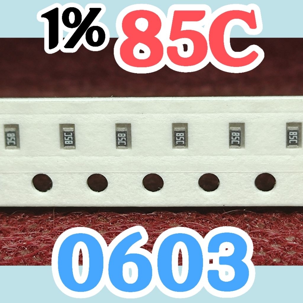 Jual 10pcs Chip resistor smd 85C 75K0 753 7502 1% size 1608 0603 75Kohm ...