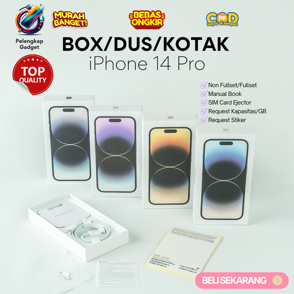 Jual BOX/DUS/KOTAK IP14 PRO | Shopee Indonesia