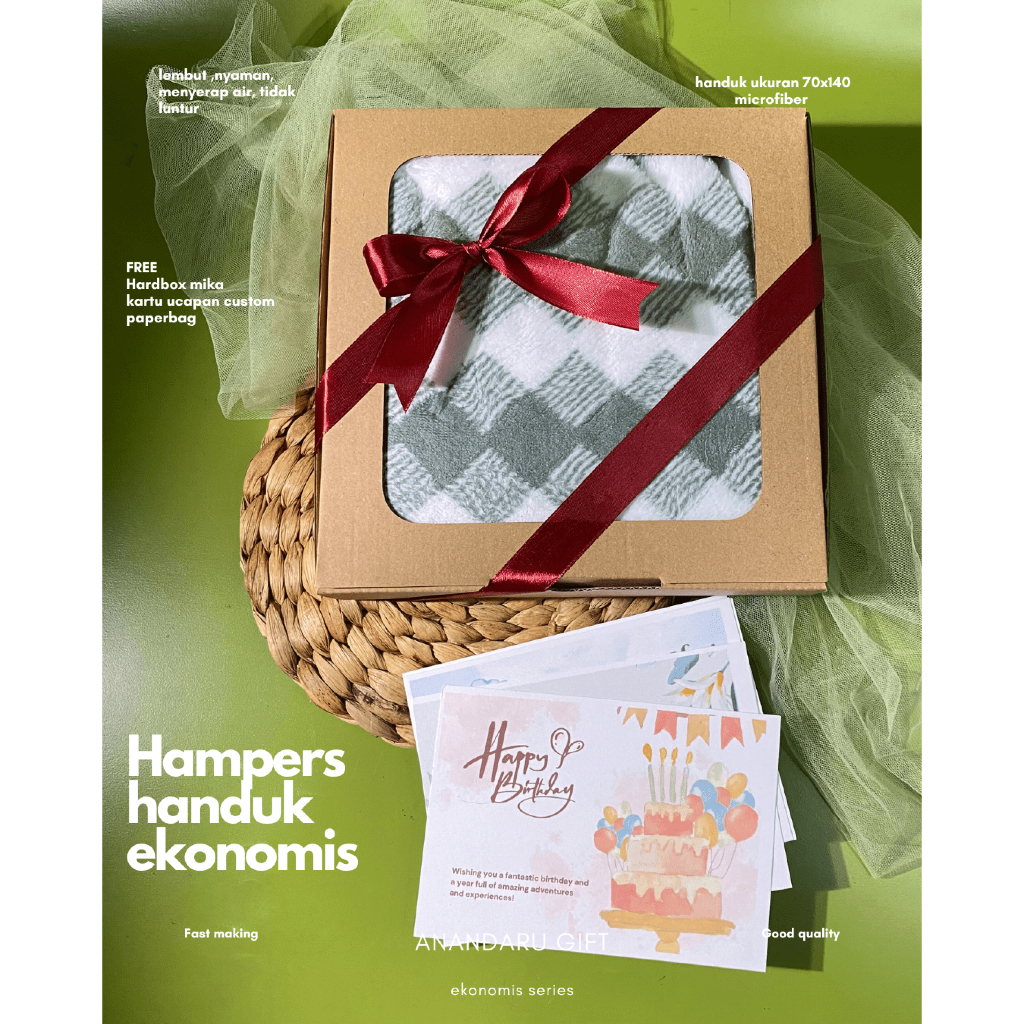 [ HAMPERS HANDUK EKONOMIS ] KADO HANDUK HADIAH PERNIKAHAN ULANG TAHUN NIKAHAN BERMANFAAT