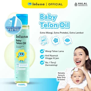 Loluna Baby Minyak Telon Extra - Minyak Anti Nyamuk 10 Jam / Penghangat Tubuh Bayi / Wangi dan Hangat Tahan Lama/ My Baby Minyak Telon Plus