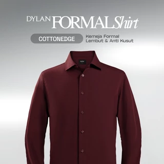 CUTOFF Dylan Formal Shirt Clean Look Kemeja Kerja Cotton Basic Pria Panjang
