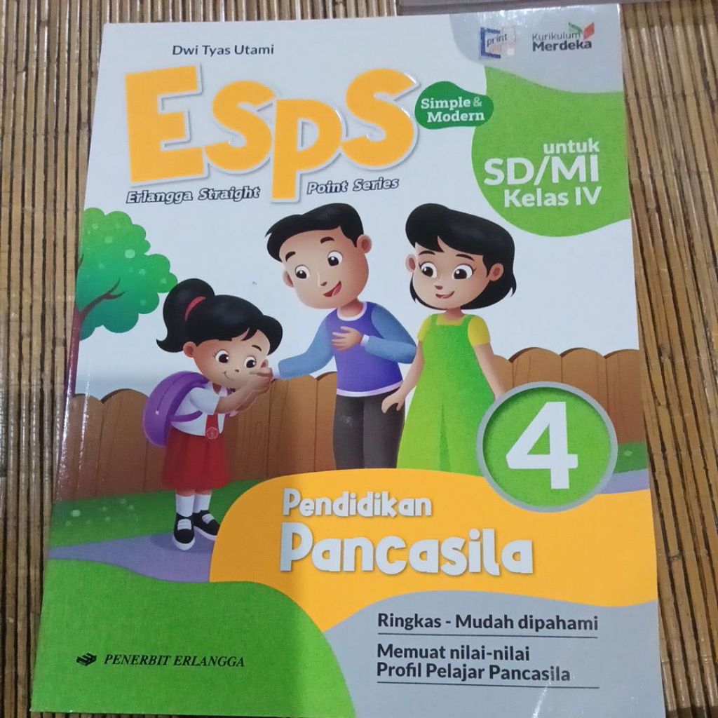 Jual ESPS Pendidikan Pancasila 4 untuk SD/MI Kelas IV Kurikulum Merdeka ...