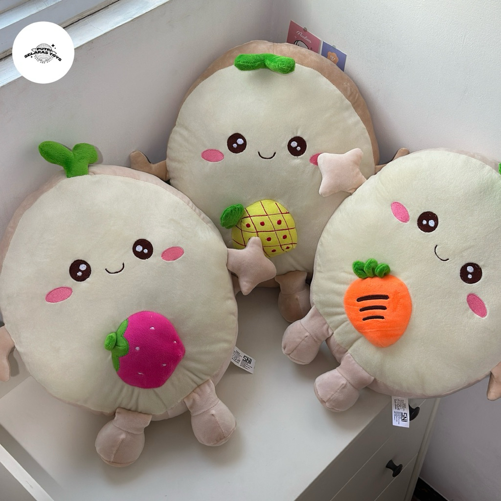 Jual Bantal Sofa Roti Bread Animal & Fruit - Toys Doll Mainan Anak Pig ...
