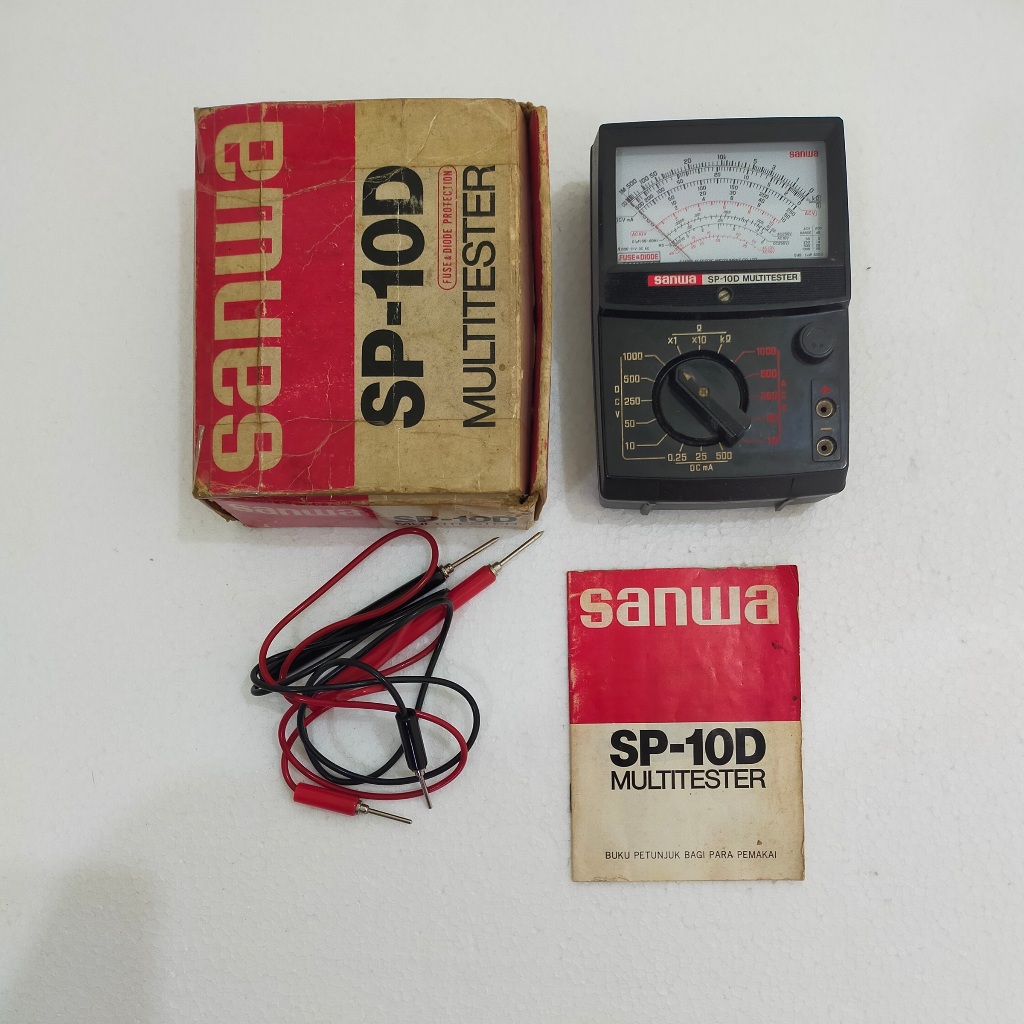 Jual Sanwa Multimeter Multitester Avometer SP-10D Made in Japan ...