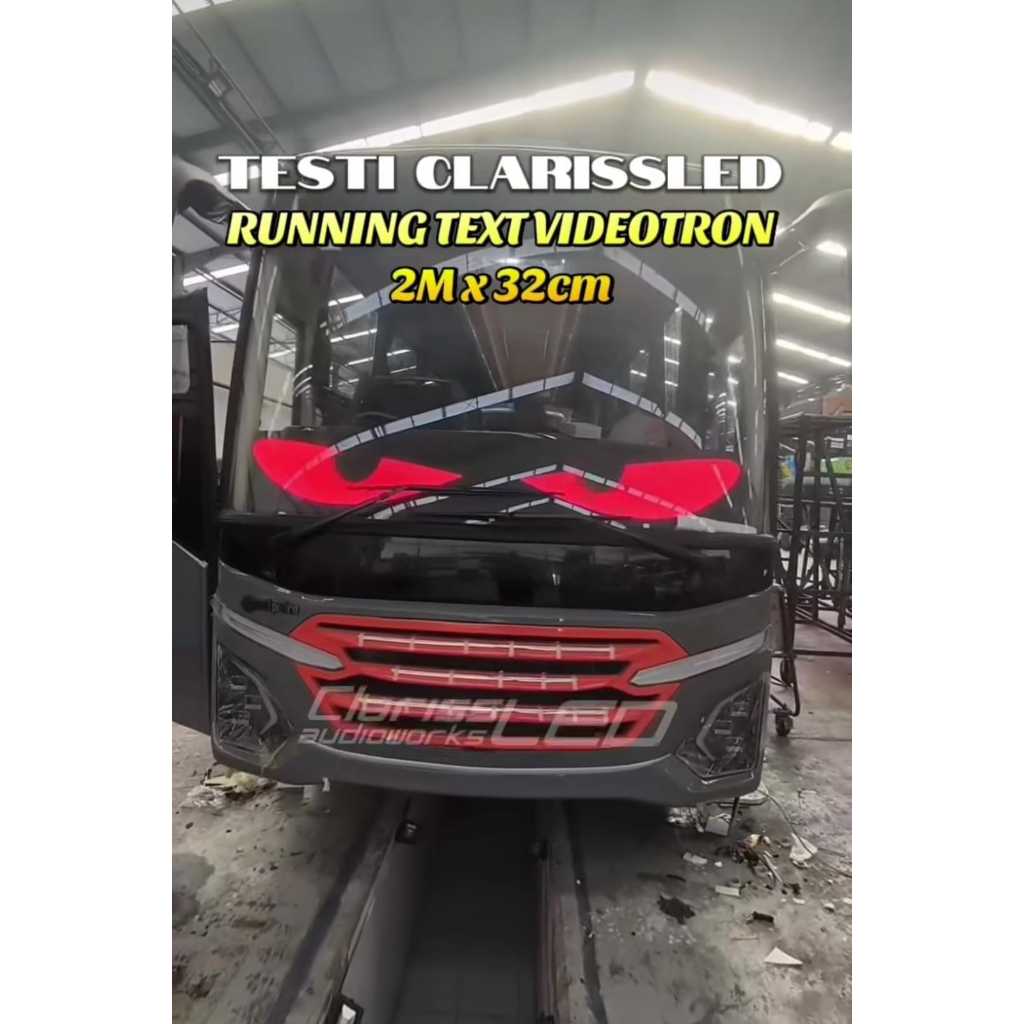 Jual RUNNING TEXT VIDEOTRON KACA DEPAN BUS MEDIUM & BIG BUS P5 INDOOR ...