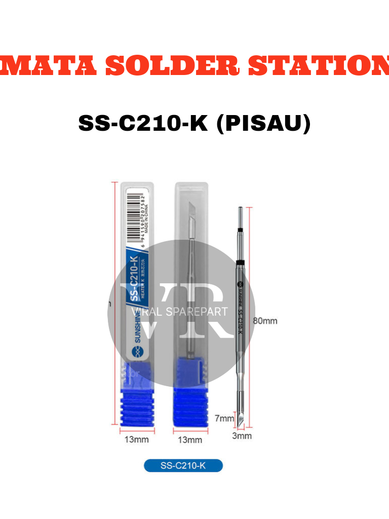 Jual MATA SOLDER STATION SUNSHINE PISAU / SS-C210-K | Shopee Indonesia