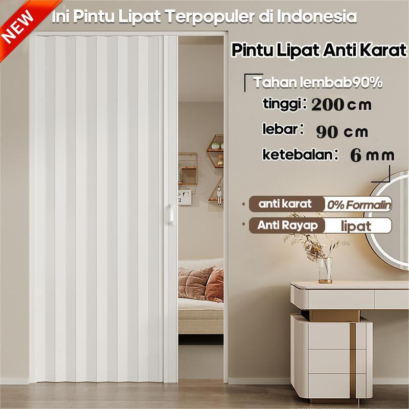 Jual Reaim PVC Folding Door Pintu Lipat Kamar Mandi dapur - Main Image