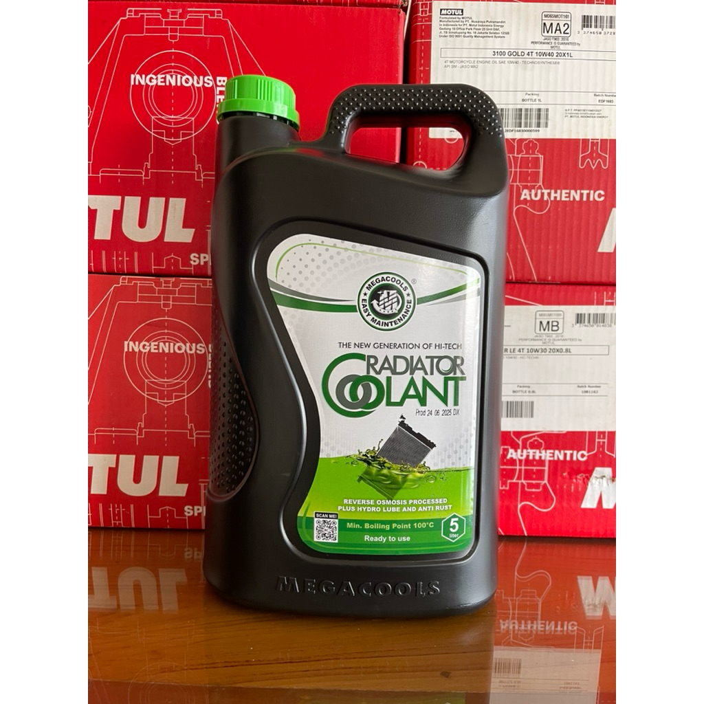 Jual Air Radiator Coolant Megacools Hijau (5L) | Shopee Indonesia
