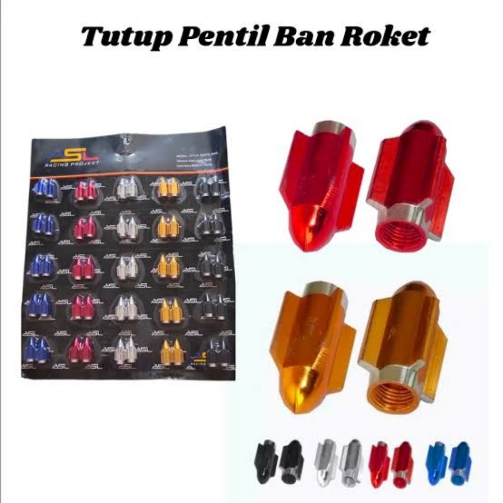 Jual baut pentil model roket universal mobil motor/high quality ...