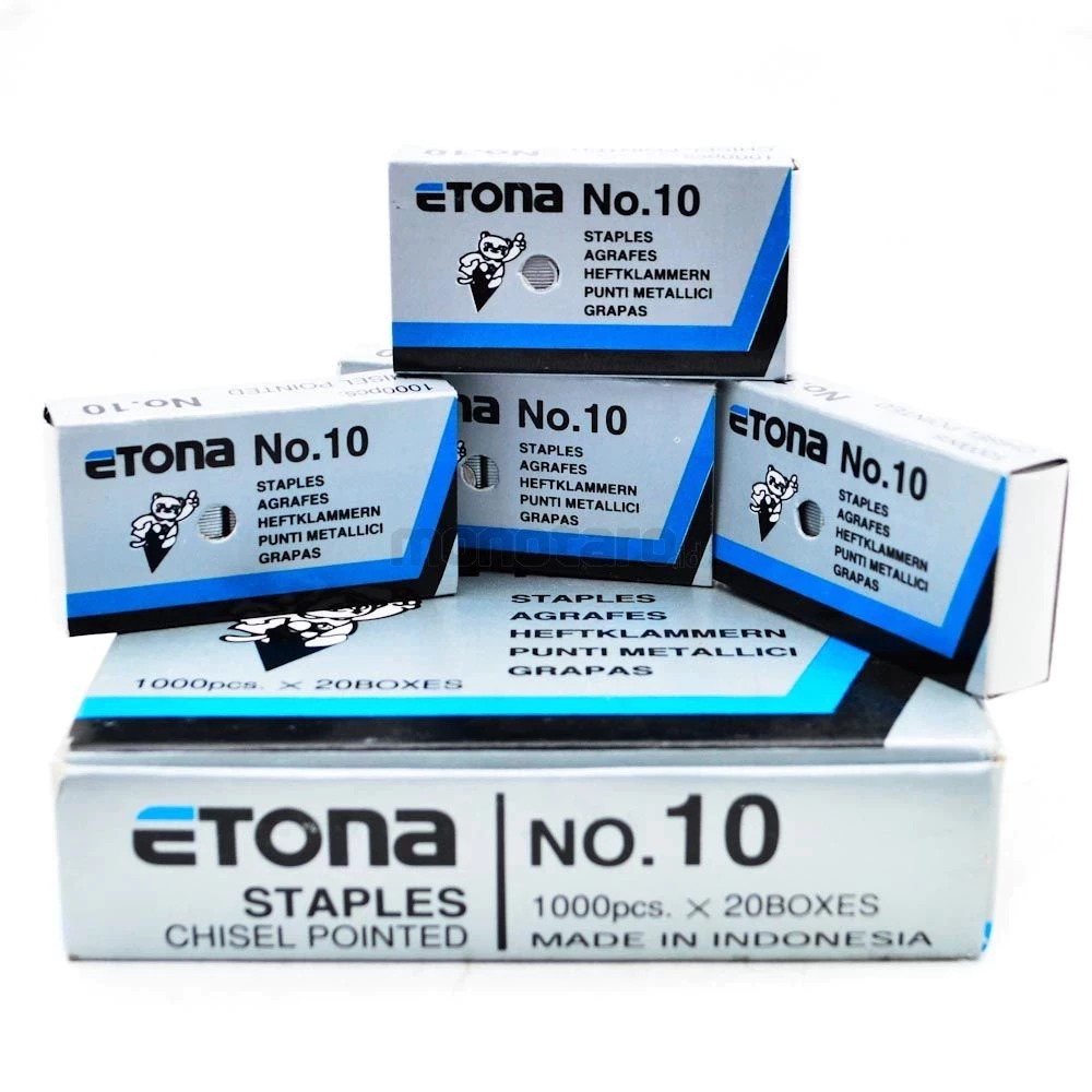 Jual ISI STAPLES | ISI STAPLES NO 10 1 BOX | ISI STAPLES TEMBAK ...