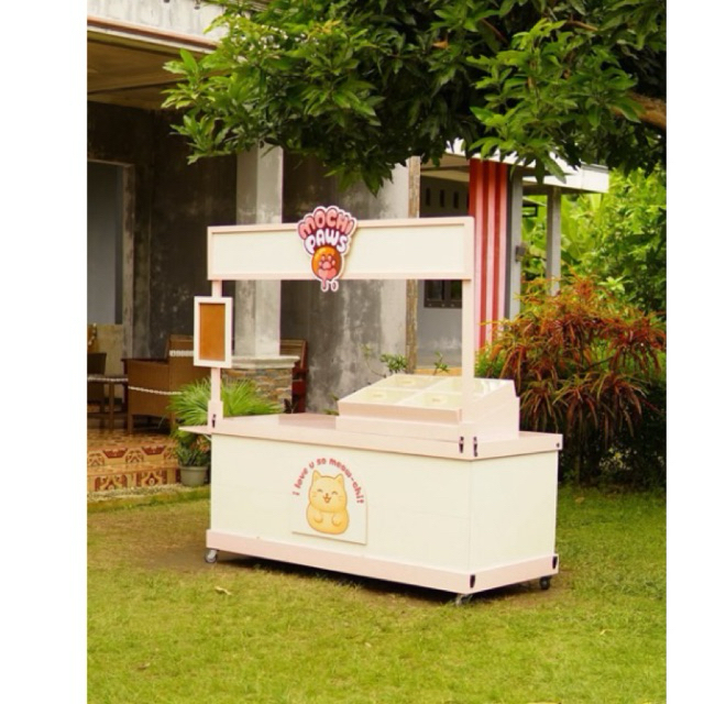 Jual [PRE-ORDER] DONUTS PORTABLE BOOTH - Meja Serbaguna Untuk Jualan ...