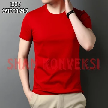 Kaos Polos Dewasa Catton Combad 24S (40 Warna)