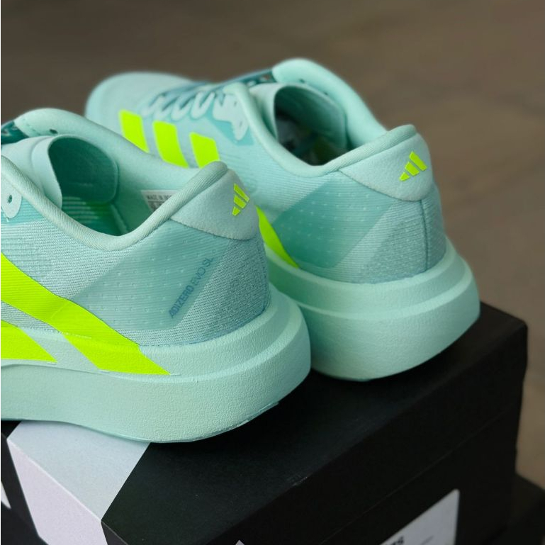 Jual Adidas Adizero Evo SL Semi Flash Aqua Lucid Lemon Womens (100% ...