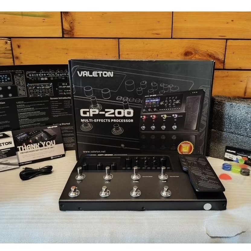 Jual Valeton GP200 | Gp200R | Multi Efek + pedal topper | Shopee Indonesia