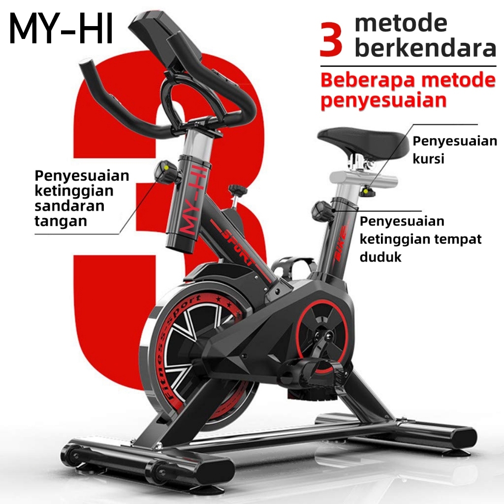 Jual MY-HI Sepeda Statis Spinning Bike Tes Detak Jantung Sepeda ...