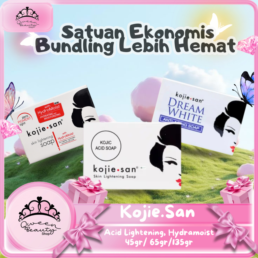 KOJIE SAN SOAP  / KOJIC ACID Lighthening HydraMoist 45gr/65gr/135gr BPOM