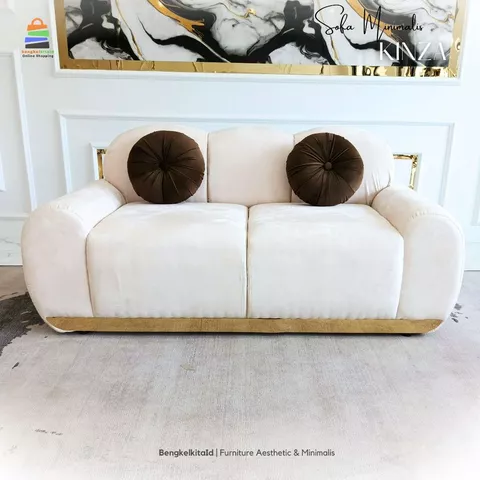 Kinza Sofa Ruang Tamu Sofa Minimalis  Sofa Aesthetic  Sopa Minimalis Ruang Tamu
