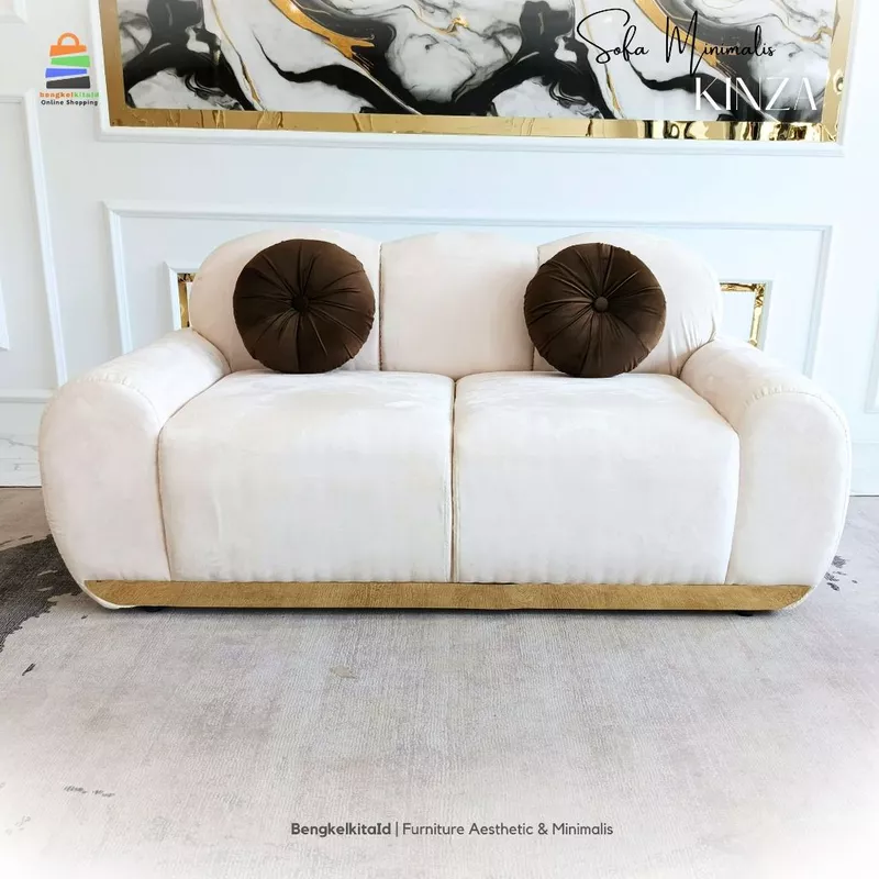 Kinza Sofa Ruang Tamu Sofa Minimalis  Sofa Aesthetic  Sopa Minimalis Ruang Tamu