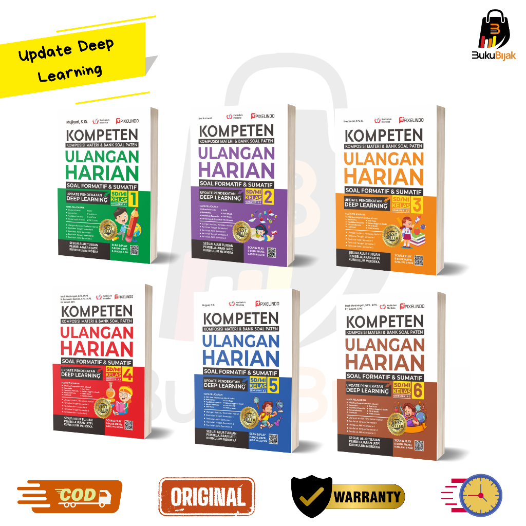 Jual Buku Ulangan Harian Kelas 1, 2, 3, 4, 5 & 6 SD / MI Kurikulum ...
