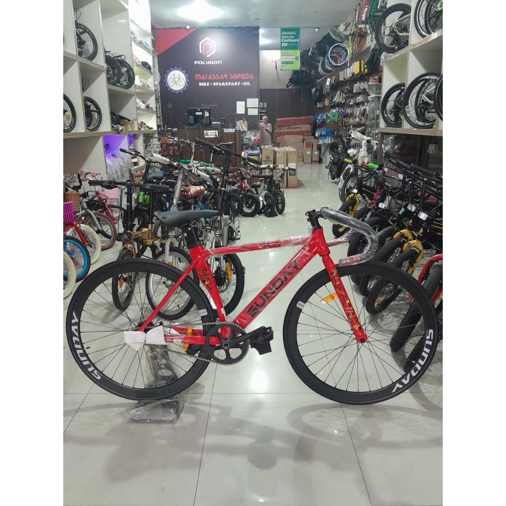 Jual SEPEDA FIXIE ELEMENT FRC50 SKID SUNDAY 700C | Shopee Indonesia