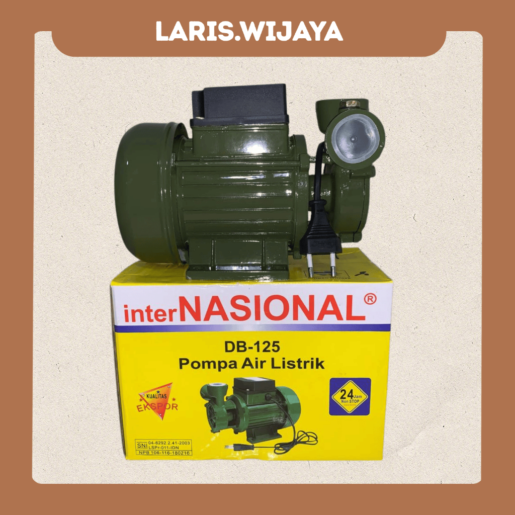 Jual [SALE TERMURAH] Pompa Air Internasional INS DB 125 Hijau & GP 125