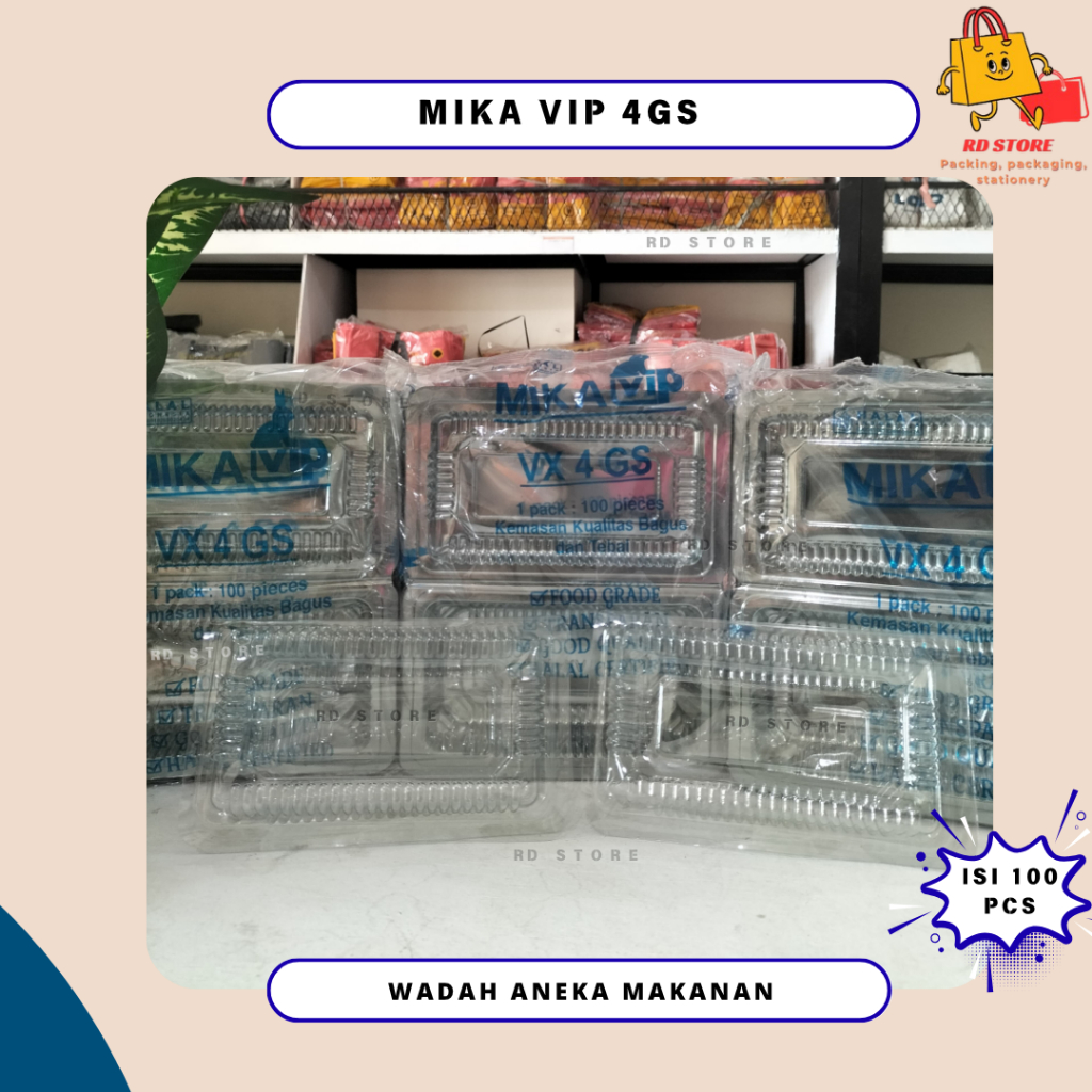 Jual MIKA VIP 4GS ISI 100 PCS MIKA VX 4GS MIKA KUE MIKA BENING MIKA KUE ...