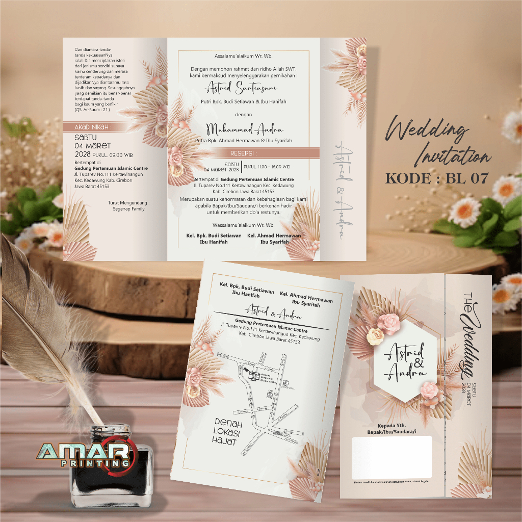 Jual DESAIN ELEGAN, HARGA HEMAT-UNDANGAN PERNIKAHAN IMPIAN!! PROSES ...