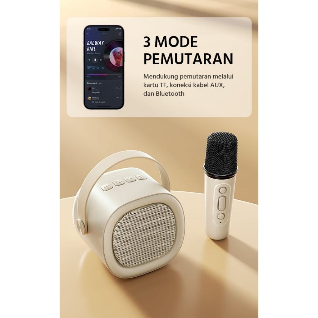 Jual REDSKULL KARAOKE BLUETOOTH SPEAKER RSS5 BEIGE | Shopee Indonesia