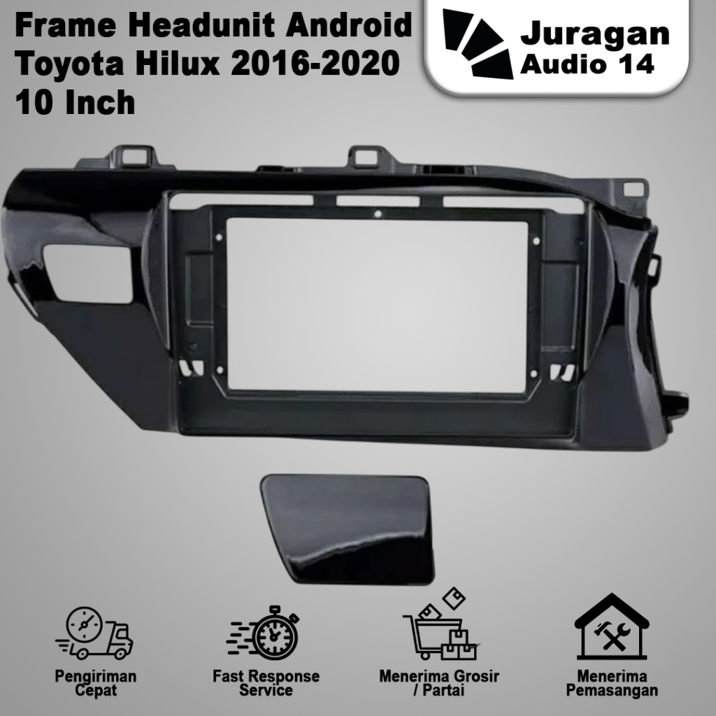 Jual Frame Head Unit Android 10 Inch Toyota Hilux 2016-2022 | Shopee ...
