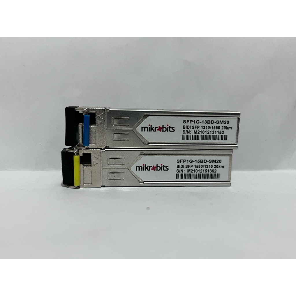 Jual Mikrobits SFP Bidirectional Pair Transceiver 1.25G BIDI SFP 1310/ ...
