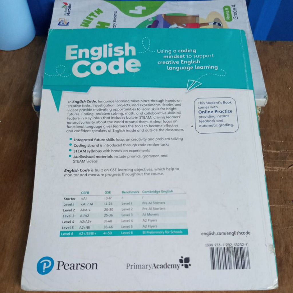 Jual BUKU BEKAS ENGLISH CODE STUDENTS BOOK UNTUK SD KLS 6 | Shopee ...