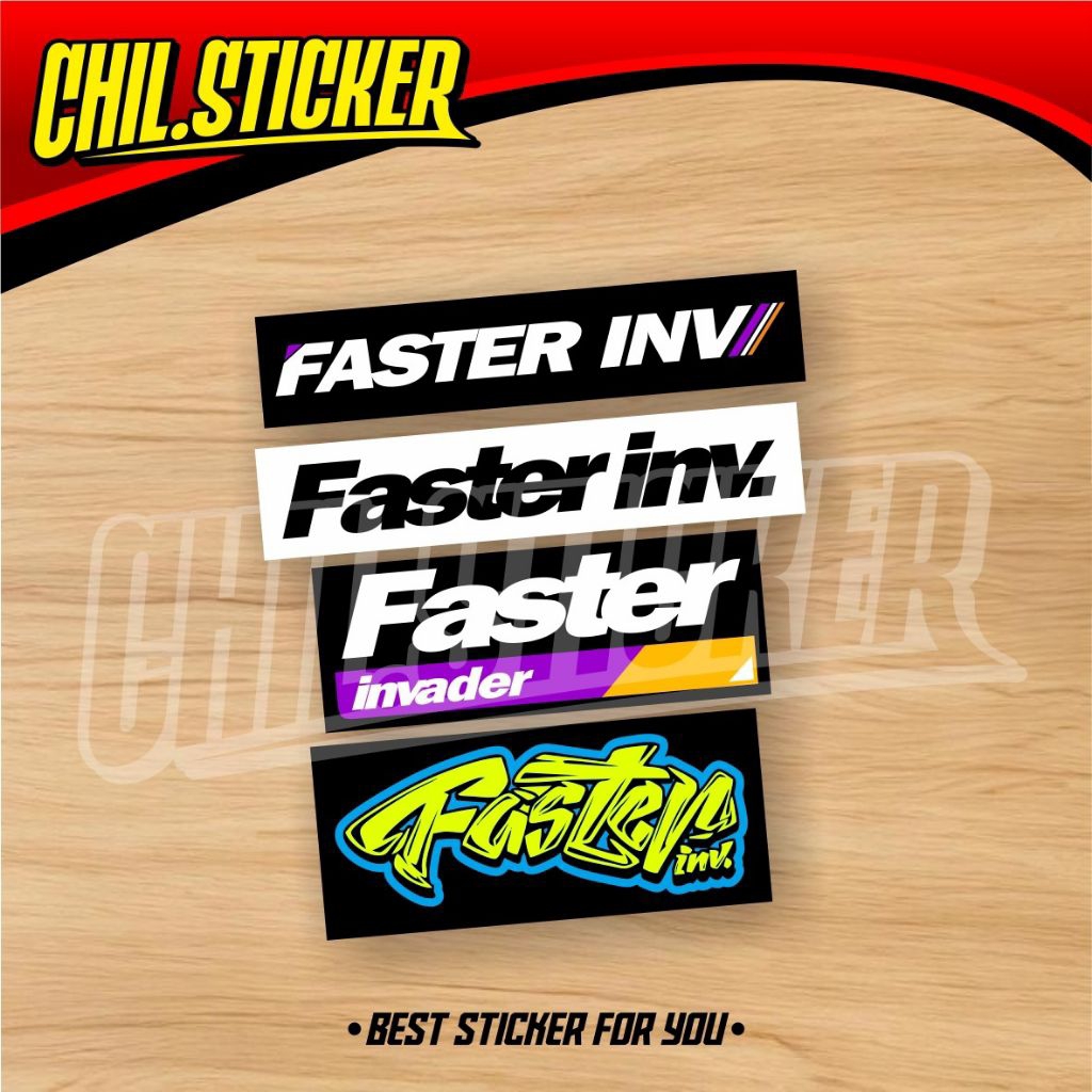 Jual STIKER FASTER INV Sticker Terbaru Viral Sticker Pack Faster ...