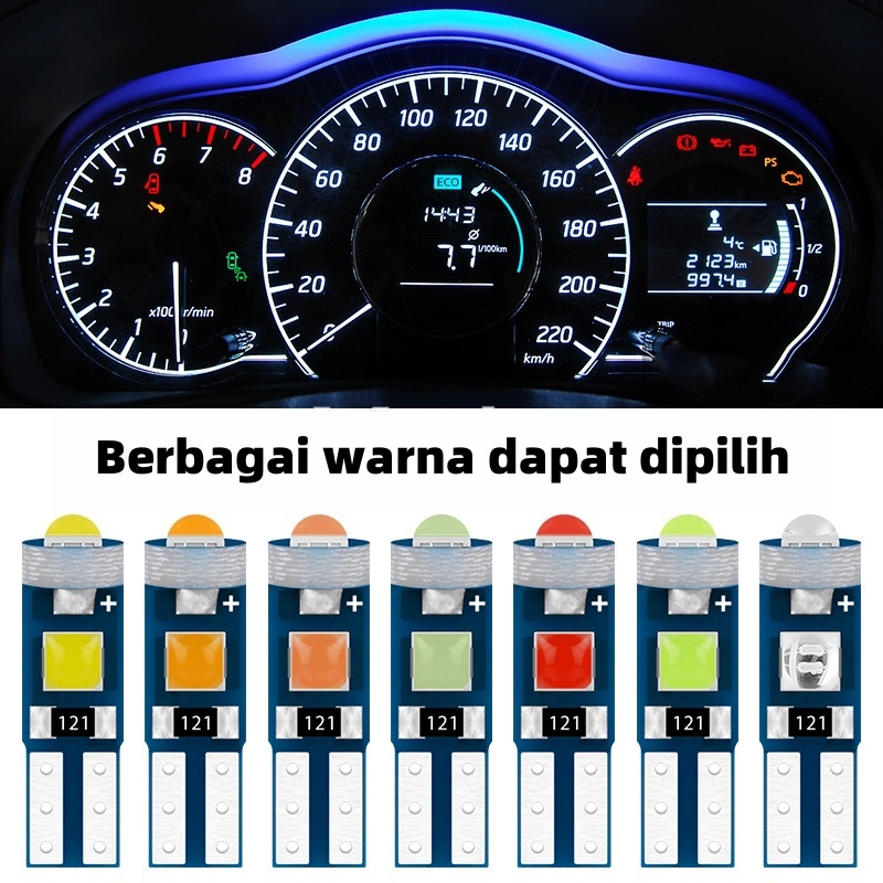 Jual 2pcs Lampu Led T5 speedometer panel AC indikator motor mobil Car ...